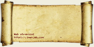 Josif Stamenković vizit kartica